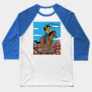 Rodeo Riding On A Horse Baseball T-Shirt